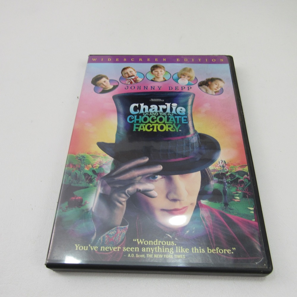 Charlie‎ and the Chocolate Factory DVD Widescreen Edition Johnny Depp